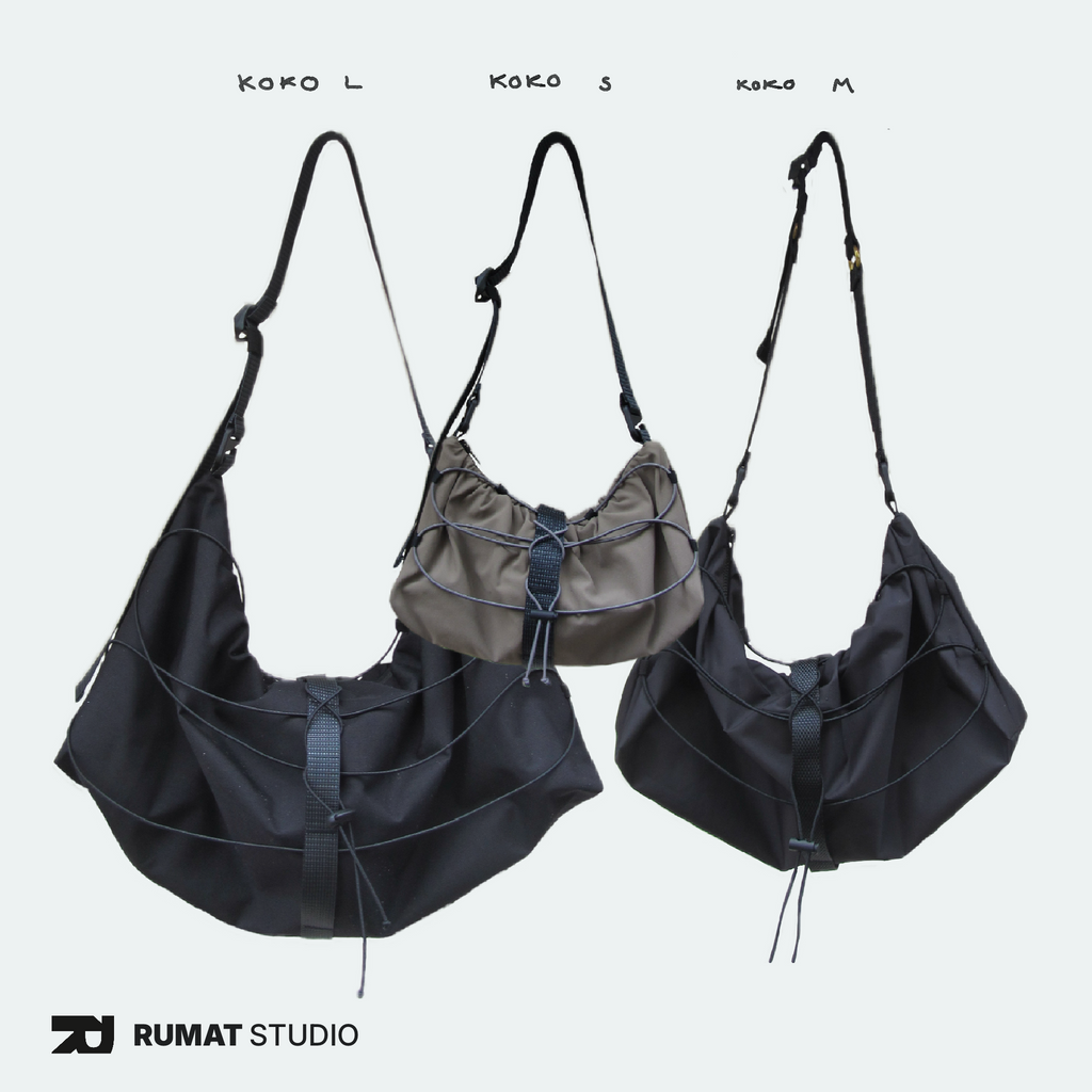 Kokalmus-laukun eri koot